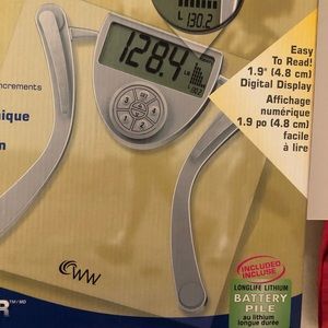 WeightWatchers Body Fat Hydration electronic scale